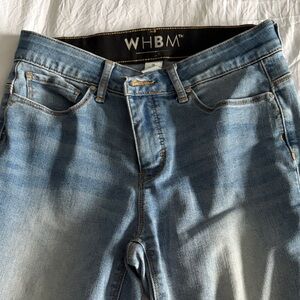 White House Black Market Light Blue Flare Jeans